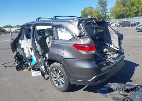 2019 Toyota Highlander Xle from USA, damaged, VIN 5TDKZRFH3KS366406